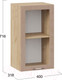 Миниатюра изображения товара Шкаф навесной для кухни ТриЯ Весна 1В4С (дуб крафт золотой/кофе с молоком)