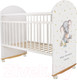 Миниатюра изображения товара Детская кроватка INDIGO My Sleepy Слоник колесо-качалка (белый)