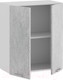 Миниатюра изображения товара Шкаф навесной для кухни ТриЯ Гранита 1В6 (белый/бетон снежный)