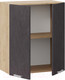 Миниатюра изображения товара Шкаф навесной для кухни ТриЯ Гранита 1В6 (дуб крафт золотой/бетон графит)
