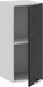 Миниатюра изображения товара Шкаф навесной для кухни ТриЯ Гранита 1В3 (белый/бетон графит)