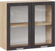 Миниатюра изображения товара Шкаф навесной для кухни ТриЯ Гранита 1В8С (дуб крафт золотой/бетон графит)
