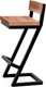 Миниатюра изображения товара Стул барный Millwood СДН-6 Оберг/L 1 полубарный (дуб табачный крафт/металл черный)