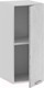 Миниатюра изображения товара Шкаф навесной для кухни ТриЯ Гранита 1В3 (белый/бетон снежный)