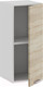 Миниатюра изображения товара Шкаф навесной для кухни ТриЯ Гранита 1В3 (белый/дуб сонома)