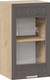 Миниатюра изображения товара Шкаф навесной для кухни ТриЯ Долорес 1В4С (дуб крафт золотой/муссон)