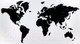Миниатюра изображения товара Декор настенный Woodary Карта мира XL / 3203