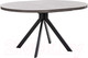 Миниатюра изображения товара Обеденный стол Импэкс Leset Таун (камень темный/черный)