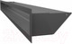 Миниатюра изображения товара Решетка вентиляционная для камина Fire&Wood Luft 90x1000 (графит)