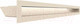 Миниатюра изображения товара Решетка вентиляционная для камина Fire&Wood Luft 60x600 (бежевый)