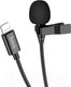Миниатюра изображения товара Микрофон Hoco L14 Lightning (черный)