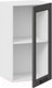 Миниатюра изображения товара Шкаф навесной для кухни ТриЯ Лорас 1В4С (белый/холст вулкан)