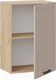 Миниатюра изображения товара Шкаф навесной для кухни ТриЯ Лорас 1В5 (дуб крафт золотой/холст латте)