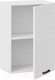 Миниатюра изображения товара Шкаф навесной для кухни ТриЯ Лорас 1В5 (белый/холст белый)