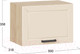Миниатюра изображения товара Шкаф под вытяжку ТриЯ Лорас 1В5Г (дуб крафт золотой/холст брюле)