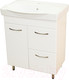 Миниатюра изображения товара Тумба под умывальник СанитаМебель Камелия-66.89 Д2 (белый)