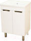 Миниатюра изображения товара Тумба под умывальник СанитаМебель Камелия-64 Д3 (белый)