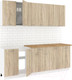 Миниатюра изображения товара Кухонный гарнитур Кортекс-мебель Корнелия Лира-лайт 2.2м (дуб сонома/дуб бунратти)