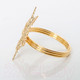 Миниатюра изображения товара Кольцо для салфеток Arya Star / 8680943112415 (4шт, золото)