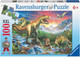 Миниатюра изображения товара Пазл Ravensburger У динозавров / 10665 (100эл)