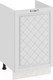 Миниатюра изображения товара Шкаф под мойку ТриЯ Бьянка 1Н5М (белый/дуб белый)
