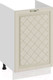 Миниатюра изображения товара Шкаф под мойку ТриЯ Бьянка 1Н5М (белый/дуб ваниль)