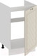 Миниатюра изображения товара Шкаф под мойку ТриЯ Бьянка 1Н5М (белый/дуб ваниль)