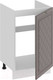 Миниатюра изображения товара Шкаф под мойку ТриЯ Бьянка 1Н5М (белый/дуб серый)