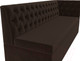 Миниатюра изображения товара Скамья кухонная мягкая Лига Диванов Маркиз правая (микровельвет коричневый)