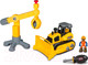 Миниатюра изображения товара Игрушка-конструктор Nikko Junior Builder – Бульдозер Кран и аксессуары 40022