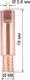 Миниатюра изображения товара Наконечник контактный для горелки FoxWeld М5х0.6 Varteg / 6268