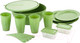 Миниатюра изображения товара Набор пластиковой посуды Sugar&Spice Vanilla / SE181512050 (15пр, фисташковый)