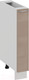 Миниатюра изображения товара Шкаф карго ТриЯ Весна 1Н15К (белый/кофе с молоком)