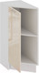 Миниатюра изображения товара Шкаф-стол кухонный ТриЯ Весна 1Н3Т (белый/ваниль глянец)