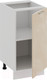 Миниатюра изображения товара Шкаф-стол кухонный ТриЯ Весна 1Н4 (белый/ваниль глянец)