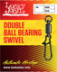Миниатюра изображения товара Набор вертлюгов рыболовных Lucky John Double Ball Bearing Swivel / 5012-004 (3шт)
