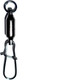 Набор вертлюгов рыболовных Lucky John Double Ball Bearing And Fastlock / LJ5012-004 (3шт) — фото 4