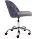 Миниатюра изображения товара Кресло офисное Tetchair Melody (ткань/флок, серый/Botanica 08 Cherry/29)