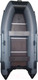 Миниатюра изображения товара Надувная лодка Vivax Т300Р с жестким полом (с килем, серый/черный)