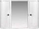 Миниатюра изображения товара Шкаф с зеркалом для ванной Berossi Hilton Premium НВ 33501000 (снежно-белый)
