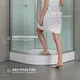 Миниатюра изображения товара Душевая кабина Saniteco SN-110W (100x100)