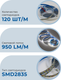 Миниатюра изображения товара Светодиодная лента Truenergy 24V-120D 9.6W/m 6000K IP20 / 16519 (5м)