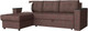 Миниатюра изображения товара Диван угловой Асмана Фаворит без бара (саванна корица)