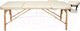 Миниатюра изображения товара Массажный стол Atlas Sport Складной 3-с 70см (бежевый/деревянный)