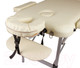 Миниатюра изображения товара Массажный стол Atlas Sport Складной 3-с 60см (бежевый/ алюминиевый)