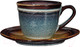 Миниатюра изображения товара Чашка с блюдцем Corone Verde фк0722