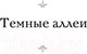 Миниатюра изображения товара Книга АСТ Темные аллеи (Бунин И.А.)