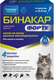 Миниатюра изображения товара Капли от блох Pchelodar Бинакар Форте против эктопаразитов для кошек и котят (4 пипетки)