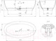 Миниатюра изображения товара Ванна из искусственного мрамора Salini Alda 160x80 / 101913G