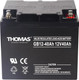 Миниатюра изображения товара Аккумуляторная батарея THOMAS GB 12-40Ah 12V40Ah